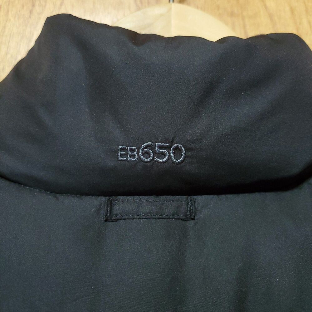 Eddie Bauer Puffer Vest Mens SMALL Minimum 80% Down Black Full Zip EB650 - Picture 6 of 8